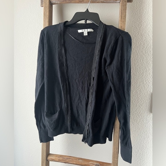 LC Lauren Conrad Sweaters - Lauren Conrad - Black Cardigan size small